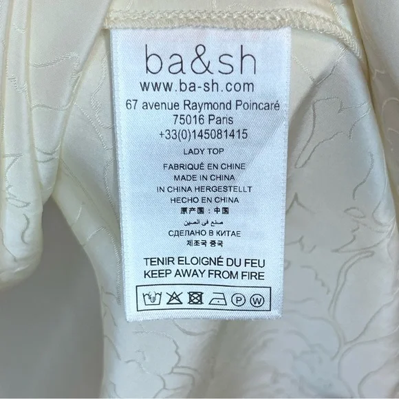 ba&sh | Solstice Top With Ruffled Shoulders - Picture 9 of 11